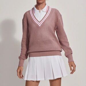 Varley Dusty Pink Hadley Sweater